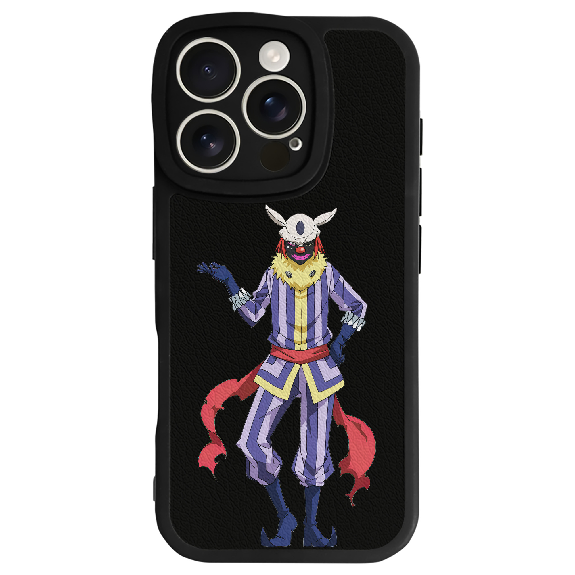 （画像用） 転スラ Regarding Reincarnated to Slime 【iPhone 16シリーズ対応】シリコンスマホケース（レザー調） 材質：シリコン